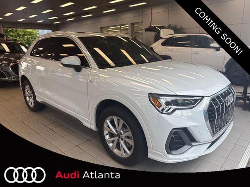 Glacier White Metallic 2024 Audi Q3 45 S line Premium Plus