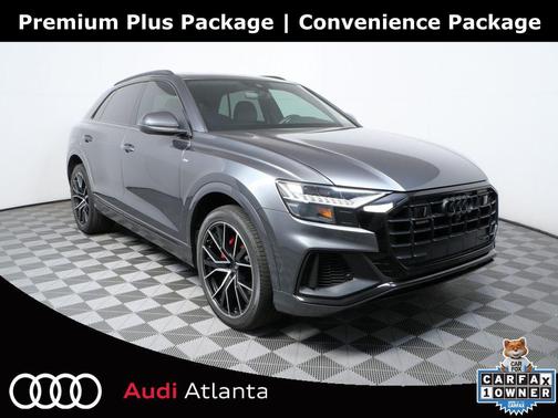 Samurai Gray Metallic 2021 Audi Q8 55 Premium Plus