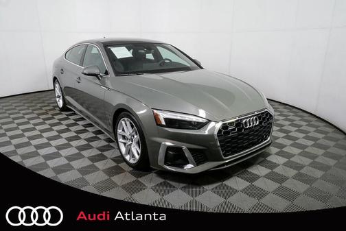 Chronos Gray Metallic 2023 Audi A5 Sportback 45 S Line Premium Plus