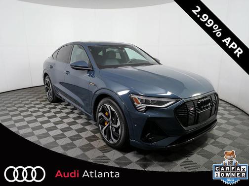 Plasma Blue Metallic 2023 Audi e-tron Sportback S line Premium Plus