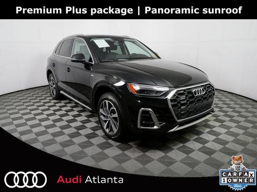 Mythos Black Metallic 2023 Audi Q5 45 S line Premium Plus