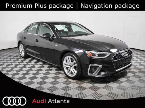 Mythos Black Metallic 2023 Audi A4 45 S line Premium Plus