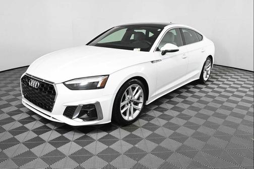 Ibis White 2023 Audi A5 Sportback 45 S Line Premium Plus