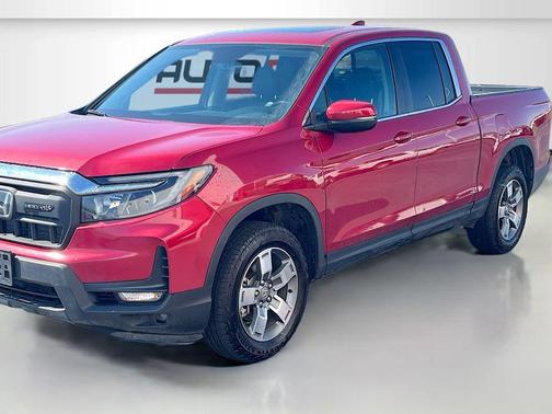 Red Metallic 2025 Honda Ridgeline RTL