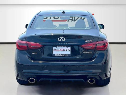 Midnight Black 2022 INFINITI Q50 3.0t RED SPORT 400