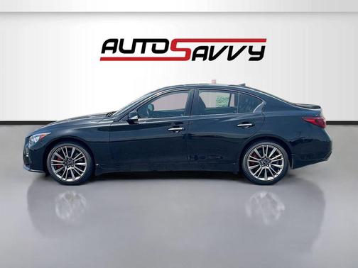 Midnight Black 2022 INFINITI Q50 3.0t RED SPORT 400
