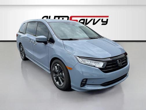 Obsidian Blue Pearl 2023 Honda Odyssey Elite