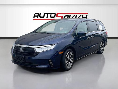 Obsidian Blue Pearl 2022 Honda Odyssey Touring