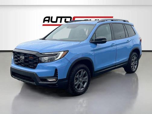 Light Blue 2025 Honda Passport AWD TrailSport
