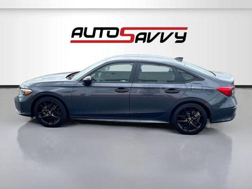 Charcoal 2025 Honda Civic Hybrid Sport