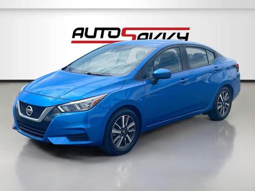Electric Blue Metallic 2021 Nissan Versa 1.6 SV