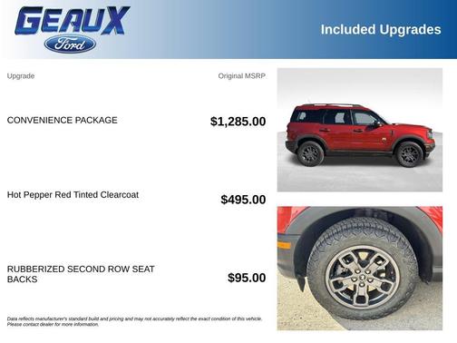 Chili Pepper Red 2022 Ford Bronco Sport Big Bend