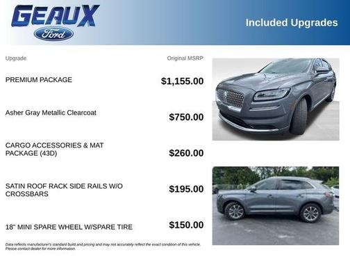 Metallic 2023 Lincoln Nautilus Standard