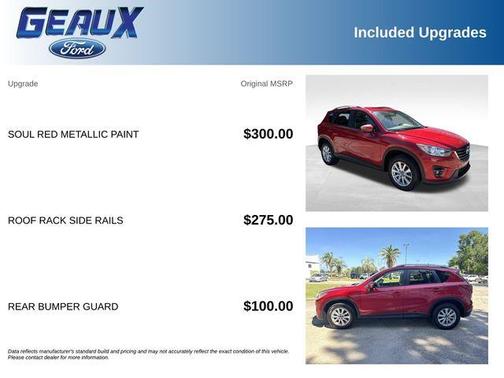 Soul Red Metallic 2016 Mazda CX-5 Touring