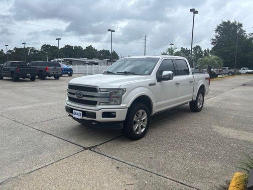 White Platinum Clearcoat Metallic 2019 Ford F-150 Platinum