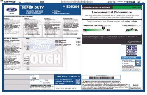 Gray 2026 Ford F-250 Platinum