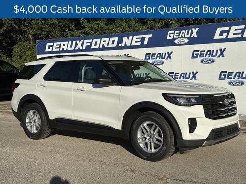 White Metallic 2026 Ford Explorer Active