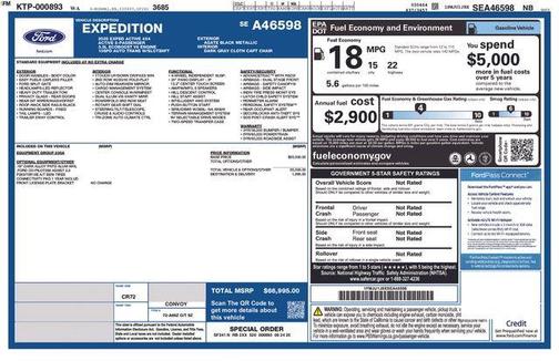 Black Metallic 2025 Ford Expedition Active