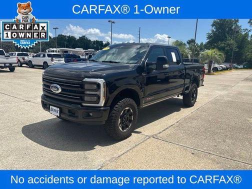 Agate Black Metallic 2025 Ford F-250 Platinum