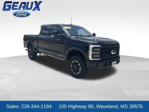 Agate Black Metallic 2025 Ford F-250 Platinum