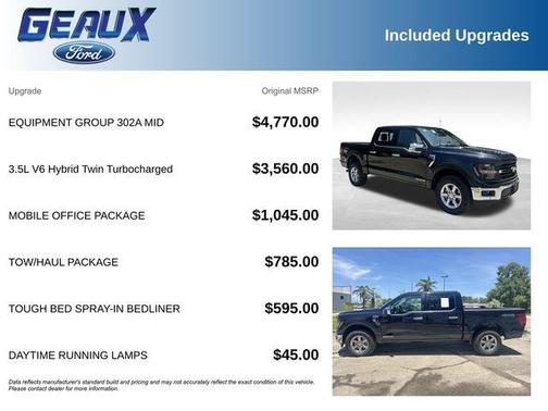Black Metallic 2024 Ford F-150 XLT