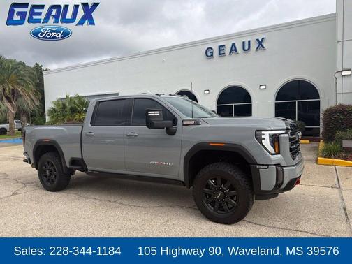 Gray 2024 GMC Sierra 2500 AT4