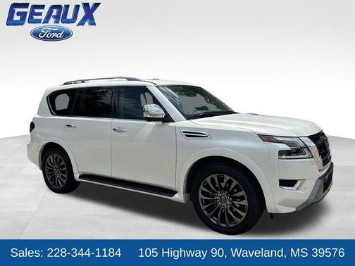 Aspen White 2021 Nissan Armada Platinum