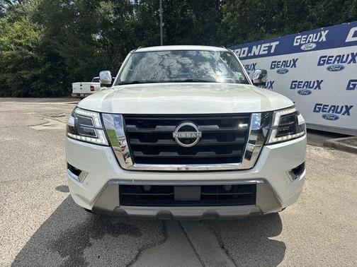 Aspen White 2021 Nissan Armada Platinum