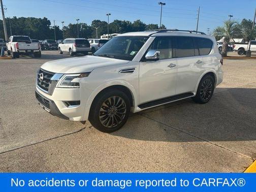Aspen White 2021 Nissan Armada Platinum