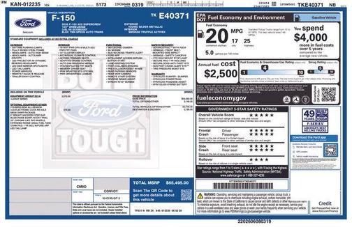 Silver Metallic 2026 Ford F-150 Lariat