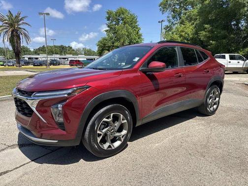 Crimson Metallic 2025 Chevrolet Trax LT
