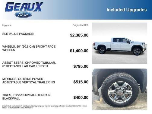 Summit White 2026 GMC Sierra 2500 SLE