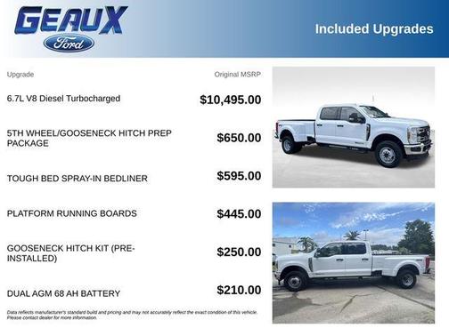 Oxford White 2025 Ford F-350 XLT