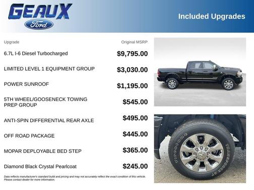 Diamond Black 2024 RAM 2500 Limited