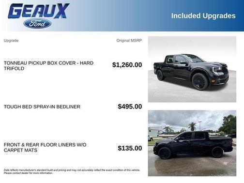 Shadow Black 2025 Ford Maverick Lobo Standard