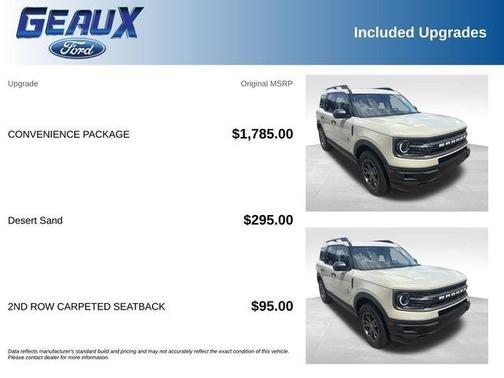 Desert Sand 2024 Ford Bronco Sport Big Bend