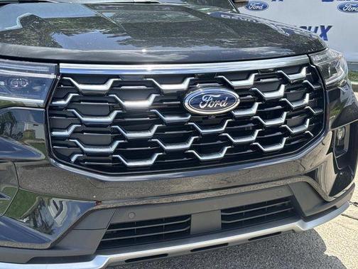 Black Metallic 2026 Ford Explorer Platinum