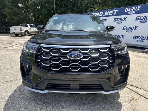 Black Metallic 2026 Ford Explorer Platinum