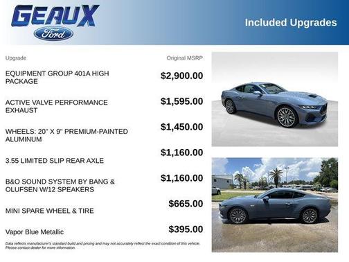 Vapor Blue 2025 Ford Mustang GT Premium