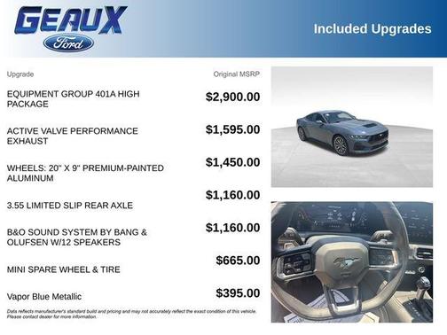 Vapor Blue 2025 Ford Mustang GT Premium