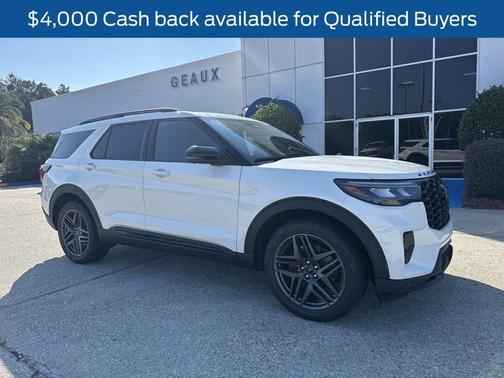 White Metallic 2026 Ford Explorer ST