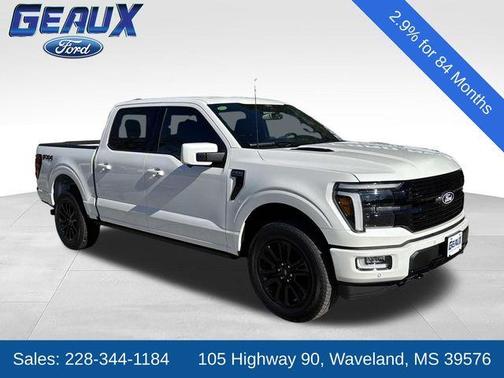 White Metallic 2026 Ford F-150 Platinum