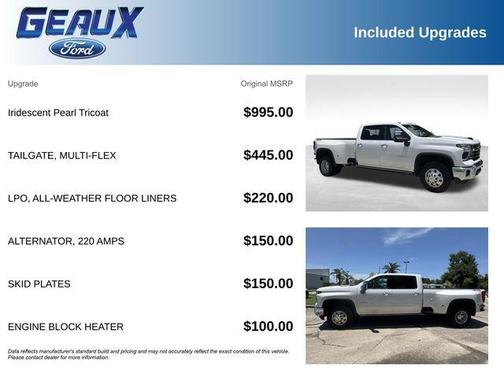 Iridescent Pearl Tricoat 2024 Chevrolet Silverado 3500 LTZ