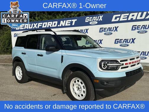 Blue 2023 Ford Bronco Sport Heritage