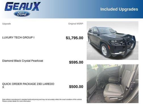 Diamond Black 2025 Jeep Grand Cherokee L Laredo