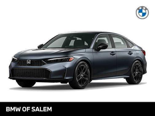 Meteorite Gray Metallic 2025 Honda Civic Hybrid Sport