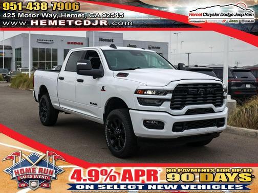 Bright White Clearcoat 2026 RAM 2500 Big Horn