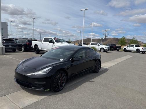 Black 2020 Tesla Model 3 Performance