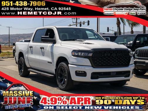 Bright White Clearcoat 2026 RAM 1500 Tradesman