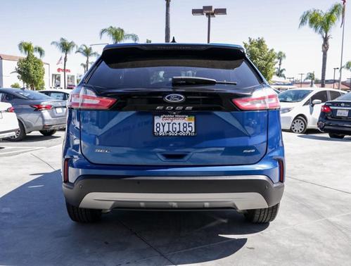 Blue Metallic 2021 Ford Edge SEL